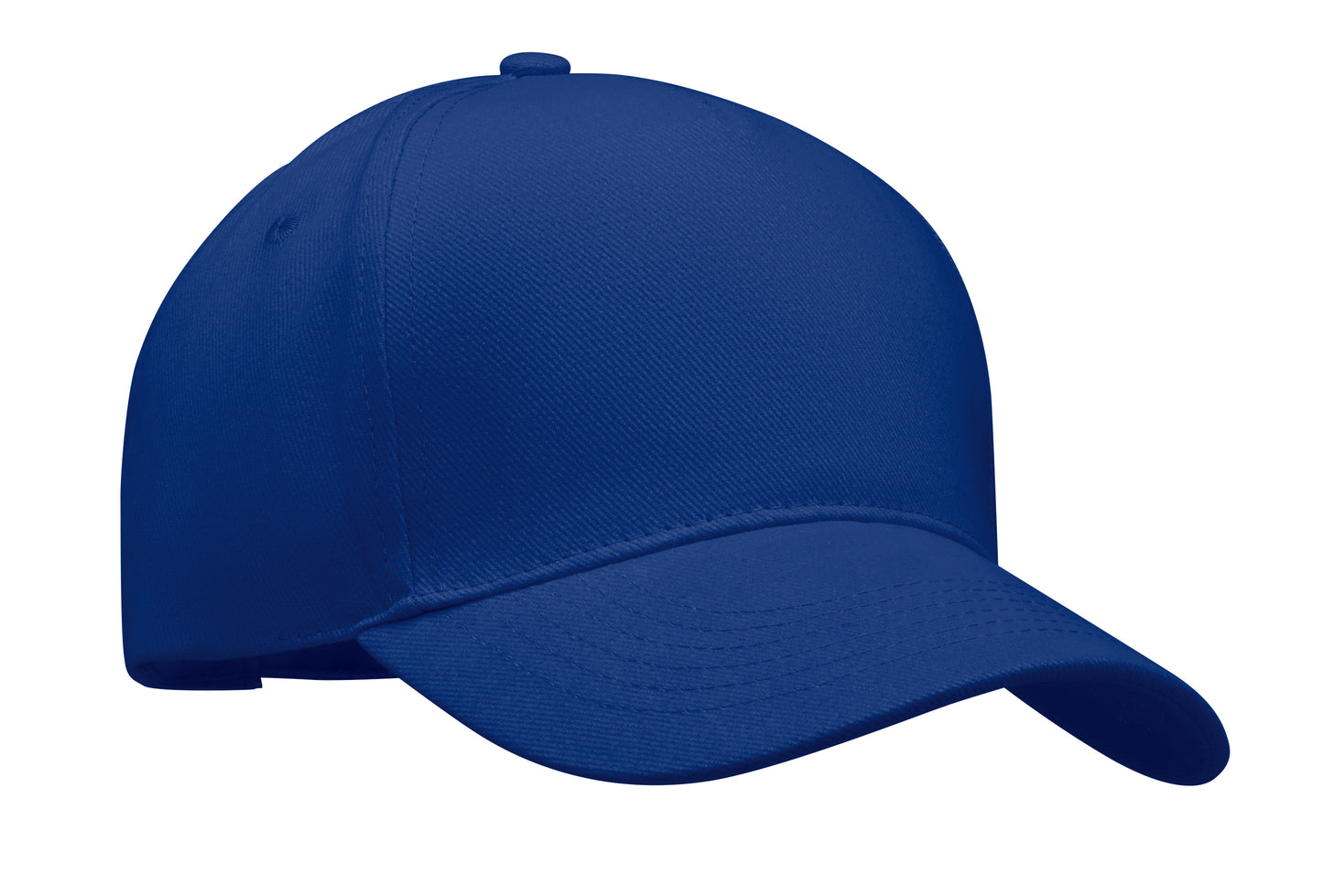 5-Panel-Baseball Cap aus gebürsteter schwerer Twill-Baumwolle 260 g/m² mit silberner Schnalle aus