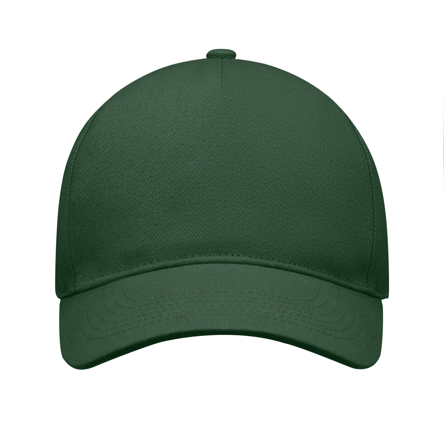 5-Panel-Baseball Cap aus gebürsteter schwerer Twill-Baumwolle 260 g/m² mit silberner Schnalle aus