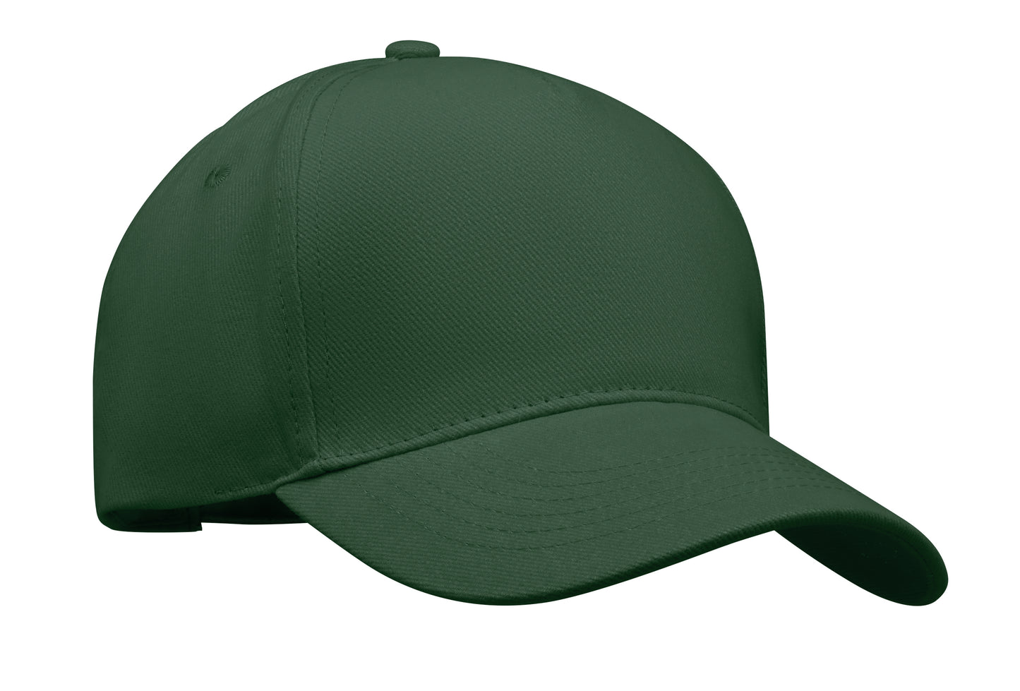 5-Panel-Baseball Cap aus gebürsteter schwerer Twill-Baumwolle 260 g/m² mit silberner Schnalle aus