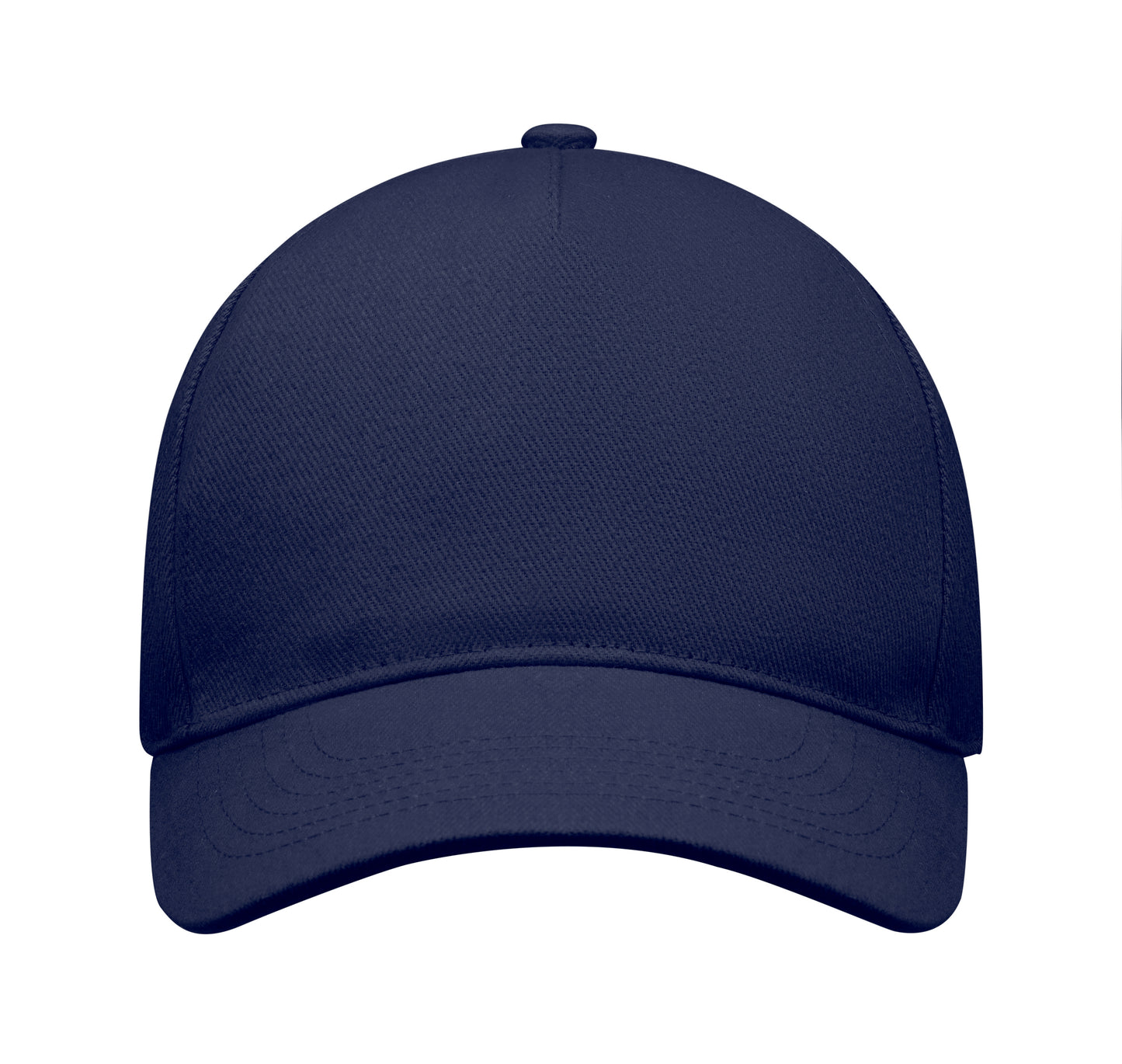 5-Panel-Baseball Cap aus gebürsteter schwerer Twill-Baumwolle 260 g/m² mit silberner Schnalle aus