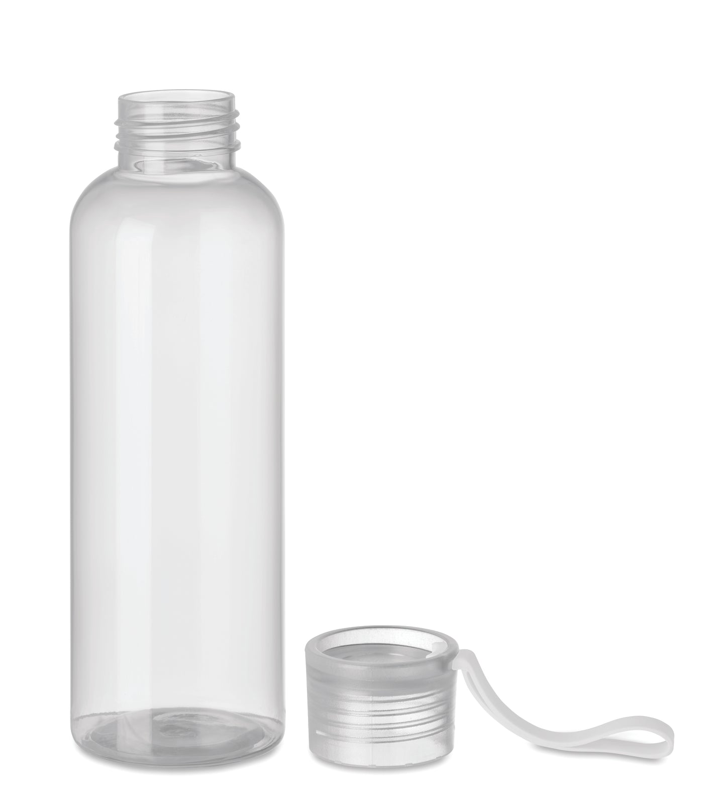 Trinkflasche aus BPA freiem Tritan™. Mit Silikonaufhänger. Füllmenge: 500 ml. Nicht geeignet