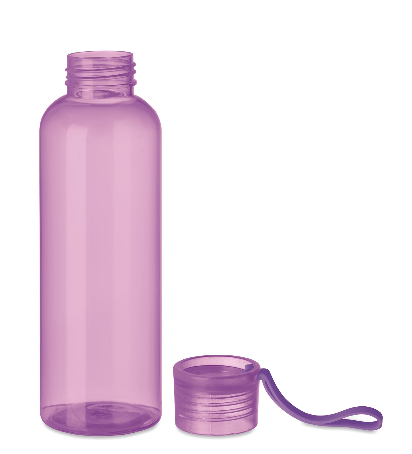 Trinkflasche aus BPA freiem Tritan™. Mit Silikonaufhänger. Füllmenge: 500 ml. Nicht geeignet