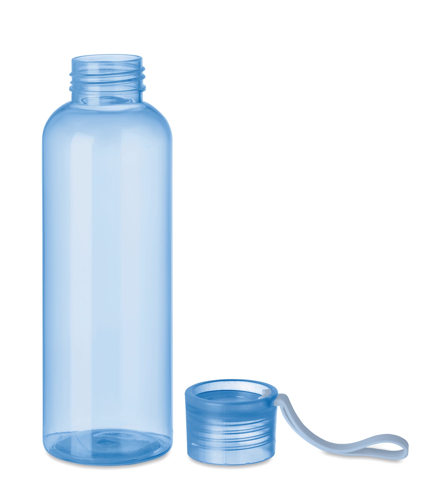 Trinkflasche aus BPA freiem Tritan™. Mit Silikonaufhänger. Füllmenge: 500 ml. Nicht geeignet