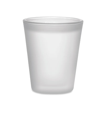 Wiederverwendbares Schnapsglas. Spezielle Beschichtung für Sublimationsdruck. Füllmenge: 44 ml.