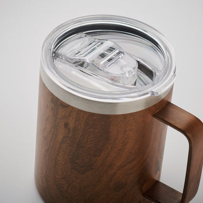 Doppelwandiger Becher aus recyceltem Edelstahl (90 % recycelter Edelstahl und 10 %