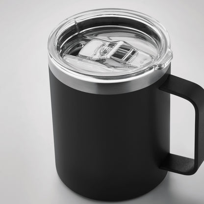 Doppelwandiger Trinkbecher aus recyceltem Edelstahl (90 % recycelter Edelstahl und 10 %