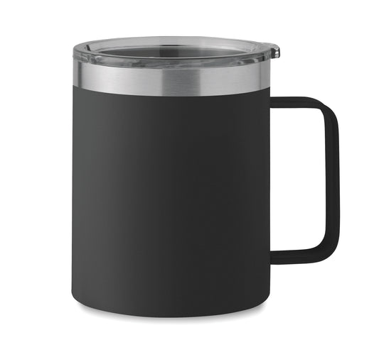 Doppelwandiger Trinkbecher aus recyceltem Edelstahl (90 % recycelter Edelstahl und 10 %