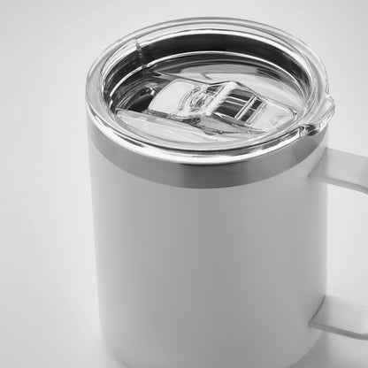 Doppelwandiger Trinkbecher aus recyceltem Edelstahl (90 % recycelter Edelstahl und 10 %
