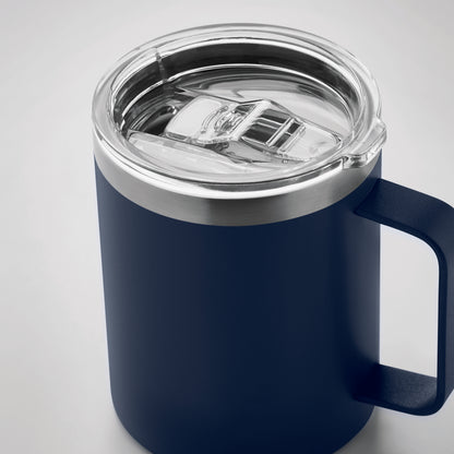 Doppelwandiger Trinkbecher aus recyceltem Edelstahl (90 % recycelter Edelstahl und 10 %
