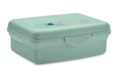 Lunchbox für Kinder aus PP mit Klickverschluss und Innenfach. Füllmenge: 700 ml.