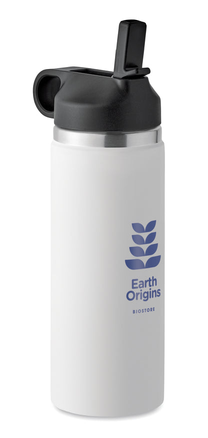 Doppelwandige Isolierflasche aus recyceltem Edelstahl (90 % recycelter Edelstahl und 10 %
