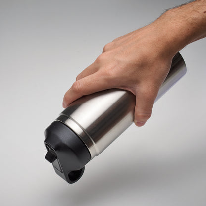Doppelwandige Isolierflasche aus recyceltem Edelstahl (90 % recycelter Edelstahl und 10 %