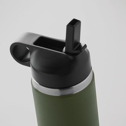 Doppelwandige Isolierflasche aus recyceltem Edelstahl (90 % recycelter Edelstahl und 10 %