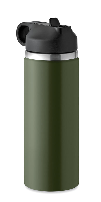 Doppelwandige Isolierflasche aus recyceltem Edelstahl (90 % recycelter Edelstahl und 10 %