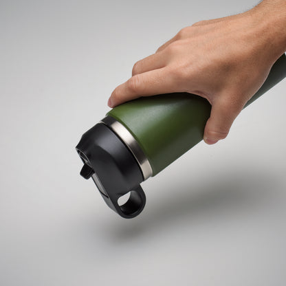 Doppelwandige Isolierflasche aus recyceltem Edelstahl (90 % recycelter Edelstahl und 10 %