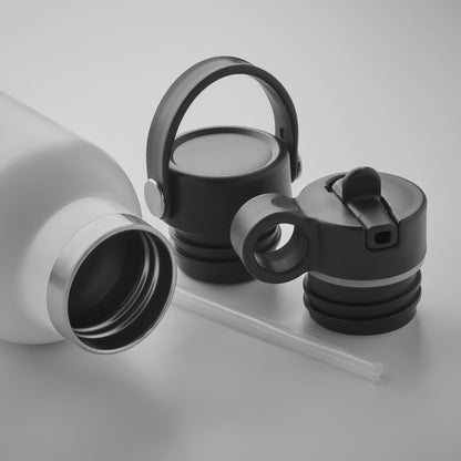 Doppelwandige Isolierflasche aus recyceltem Edelstahl (90 % recycelter Edelstahl und 10 %