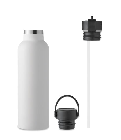 Doppelwandige Isolierflasche aus recyceltem Edelstahl (90 % recycelter Edelstahl und 10 %