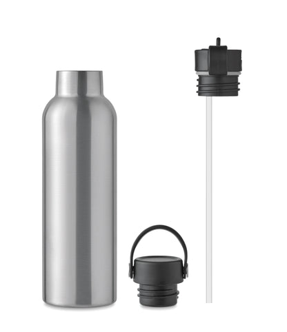 Doppelwandige Isolierflasche aus recyceltem Edelstahl (90 % recycelter Edelstahl und 10 %