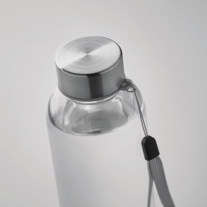 Trinkflasche aus Tritan Renew™. BPA-frei. Verschluss aus Edelstahl. Handschlaufe. Auslaufsicher. Füllmenge: 500