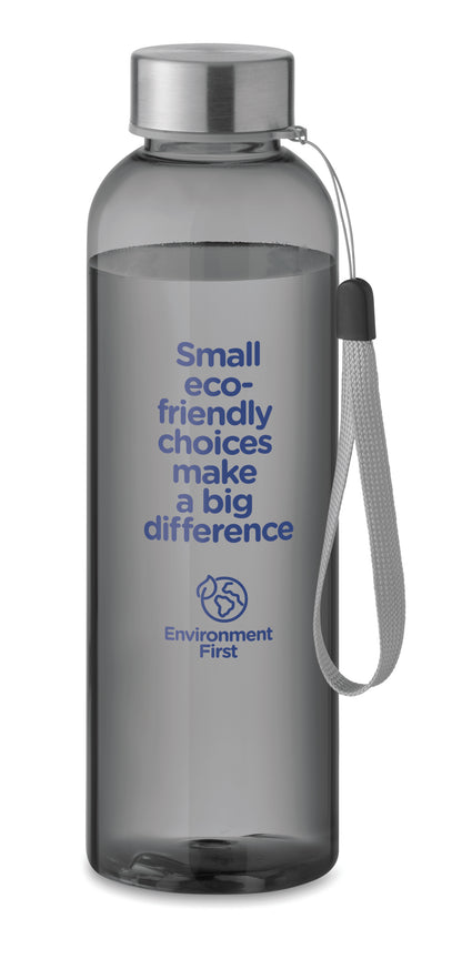 Trinkflasche aus Tritan Renew™. BPA-frei. Verschluss aus Edelstahl. Handschlaufe. Auslaufsicher. Füllmenge: 500