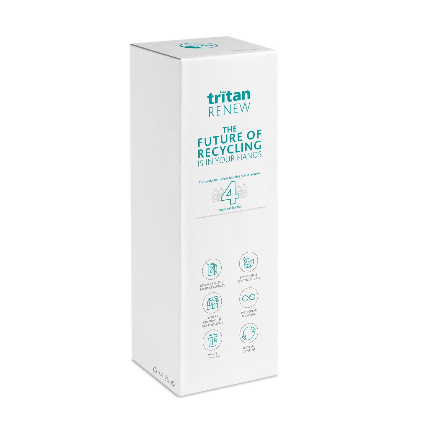 Trinkflasche aus Tritan Renew™. BPA-frei. Klappbares Mundstück. Auslaufsicher. Füllmenge: 650 ml. Dieses