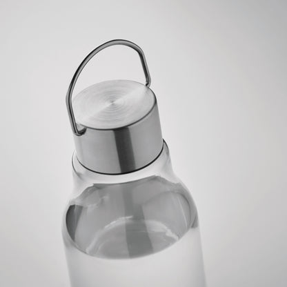 Trinkflasche aus Tritan Renew™. BPA-frei. Verschluss aus Edelstahl mit Henkel. Auslaufsicher. Füllmenge: