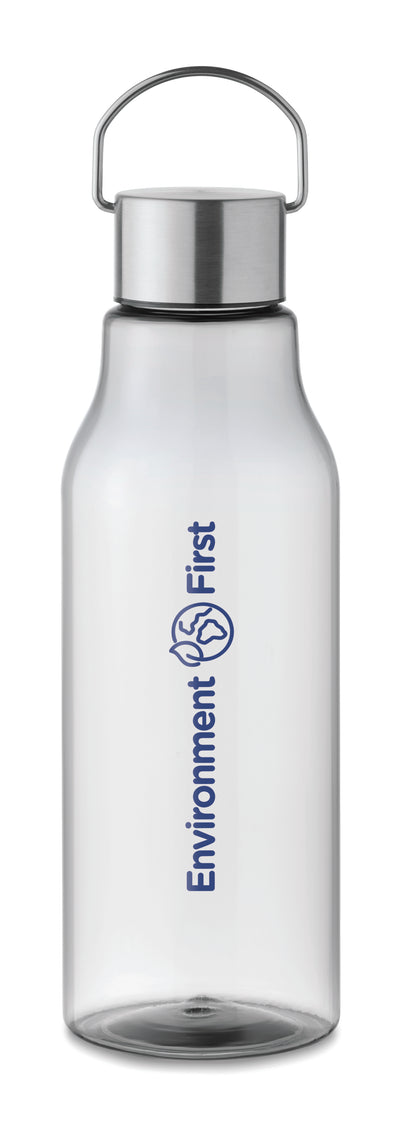 Trinkflasche aus Tritan Renew™. BPA-frei. Verschluss aus Edelstahl mit Henkel. Auslaufsicher. Füllmenge: