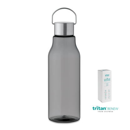 Trinkflasche aus Tritan Renew™. BPA-frei. Verschluss aus Edelstahl mit Henkel. Auslaufsicher. Füllmenge: