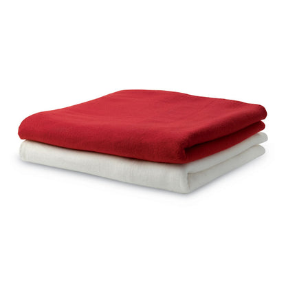 Fleece-Decke mit Trageriemen aus Nylon. 180g/m² Fleece.