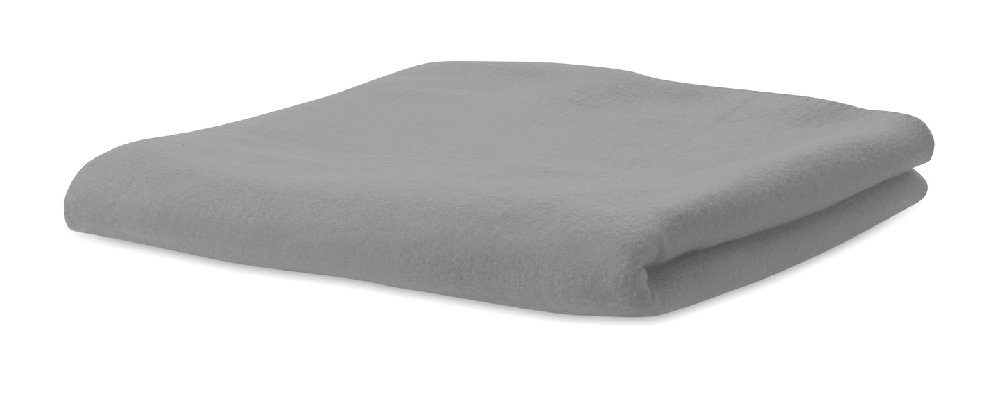 Fleece-Decke mit Trageriemen aus Nylon. 180g/m² Fleece.