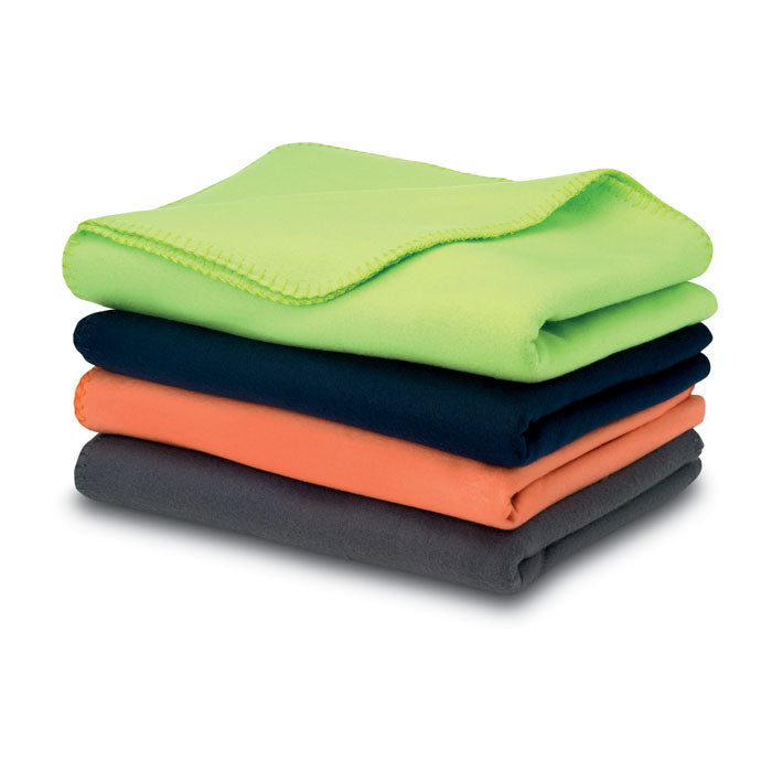 Fleece-Decke mit Trageriemen aus Nylon. 180g/m² Fleece.