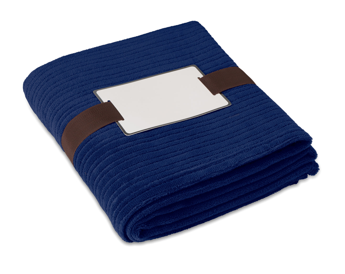 Softe Fleece-Decke 240 g/m². Inkl. Band mit bedruckbarer Karte.