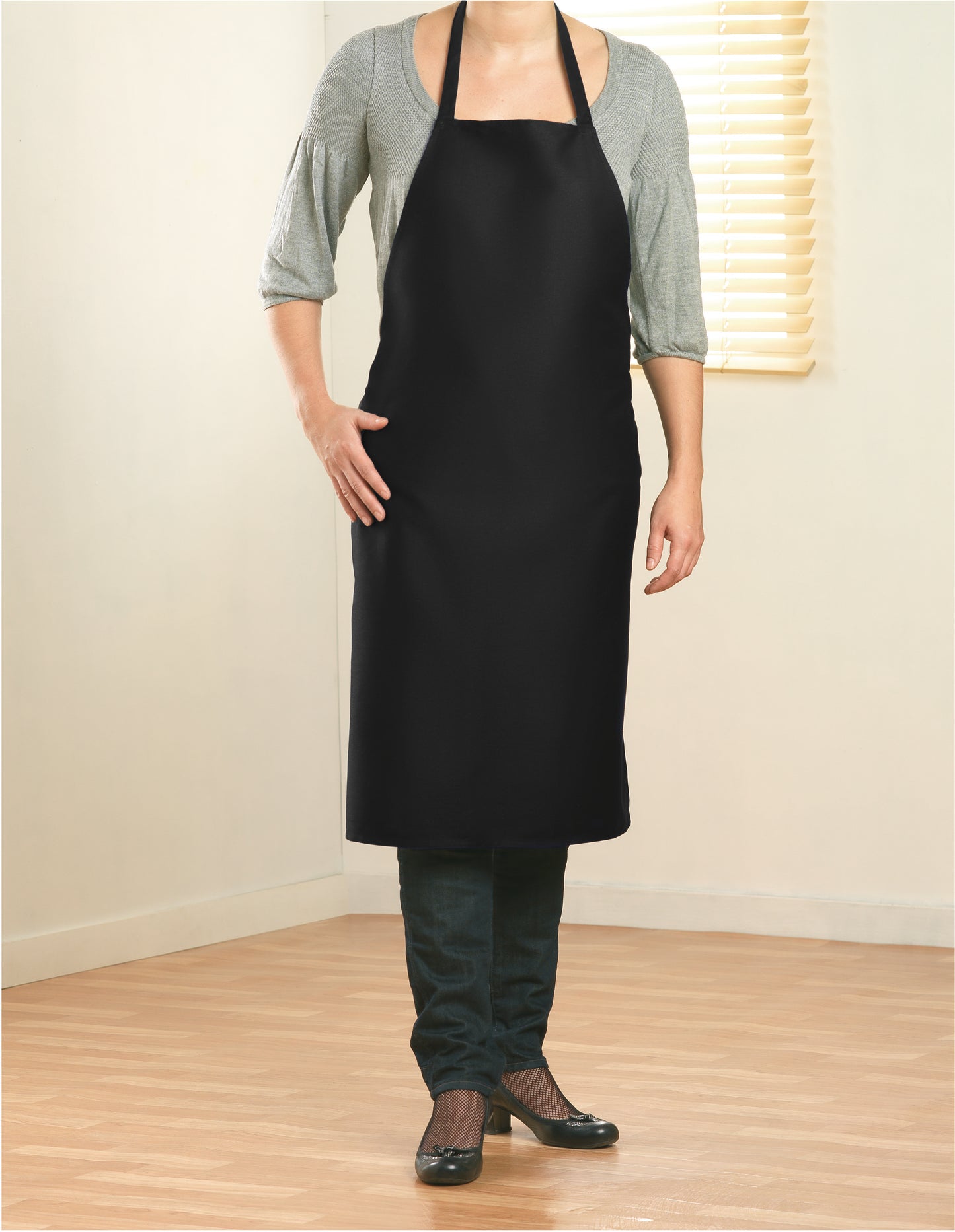 Küchenschürze aus 100% Baumwolle. Ideal für das tägliche Kochen.180 g/m².