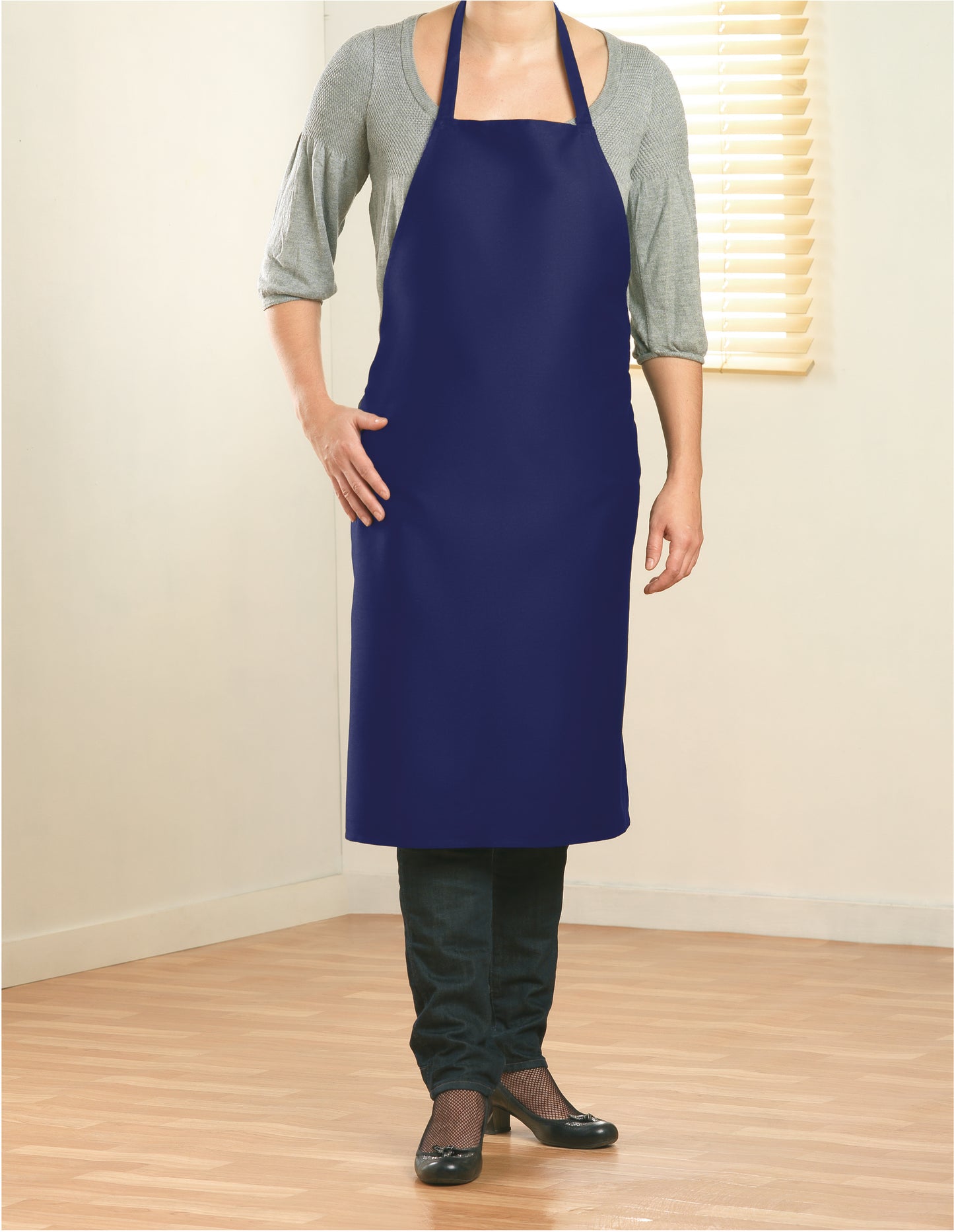 Küchenschürze aus 100% Baumwolle. Ideal für das tägliche Kochen.180 g/m².
