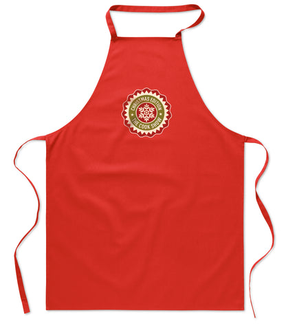 Küchenschürze aus 100% Baumwolle. Ideal für das tägliche Kochen.180 g/m².
