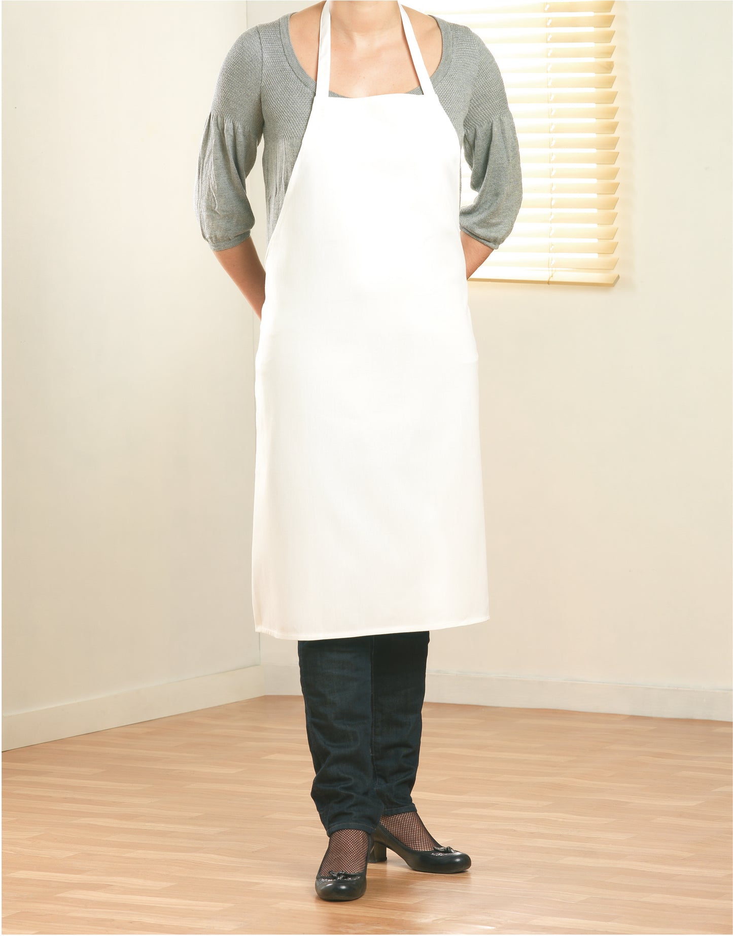 Küchenschürze aus 100% Baumwolle. Ideal für das tägliche Kochen.180 g/m².
