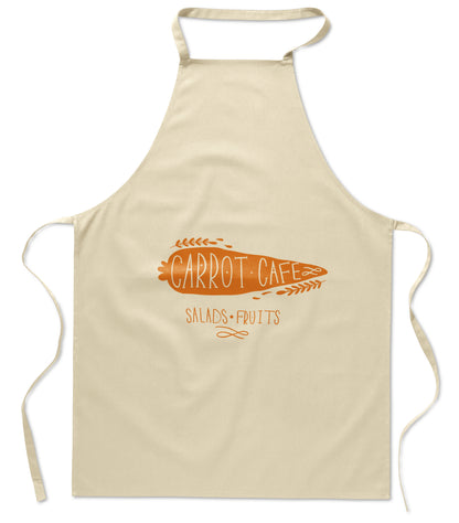 Küchenschürze aus 100% Baumwolle. Ideal für das tägliche Kochen.180 g/m².