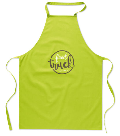 Küchenschürze aus 100% Baumwolle. Ideal für das tägliche Kochen.180 g/m².