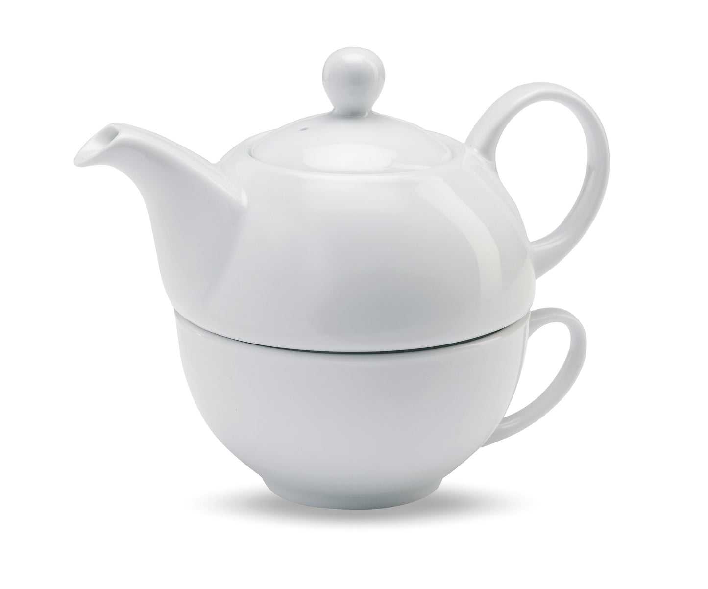 Tee-Set 2in1. Teekanne (Füllmenge: 400 ml) und Tasse. Verpackt in schwarzem Geschenkkarton.