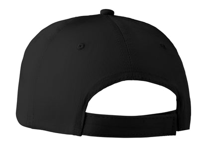 6-Panel-Baseball Cap aus Baumwolltwill 160 g/m² mit verstellbarem Klettverschluss. 6 umstickte Belüftungslöcher