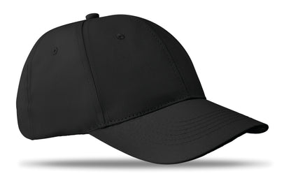 6-Panel-Baseball Cap aus Baumwolltwill 160 g/m² mit verstellbarem Klettverschluss. 6 umstickte Belüftungslöcher