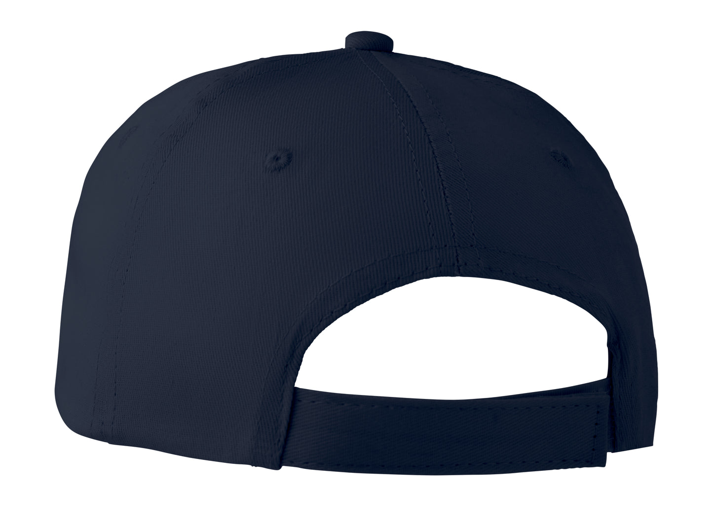 6-Panel-Baseball Cap aus Baumwolltwill 160 g/m² mit verstellbarem Klettverschluss. 6 umstickte Belüftungslöcher