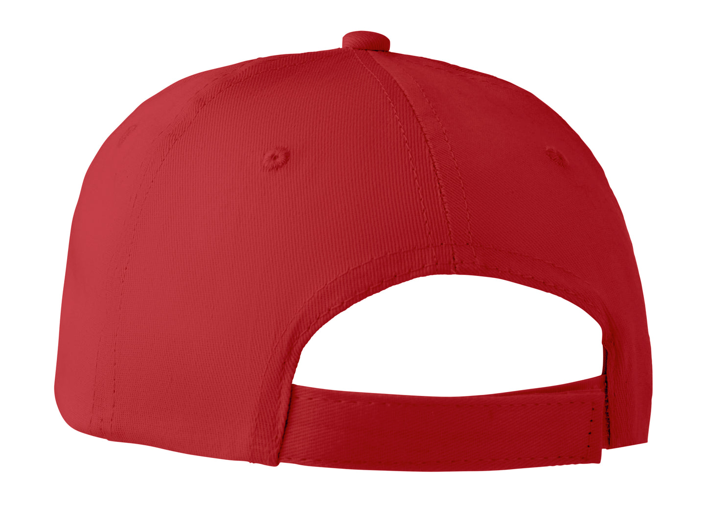 6-Panel-Baseball Cap aus Baumwolltwill 160 g/m² mit verstellbarem Klettverschluss. 6 umstickte Belüftungslöcher