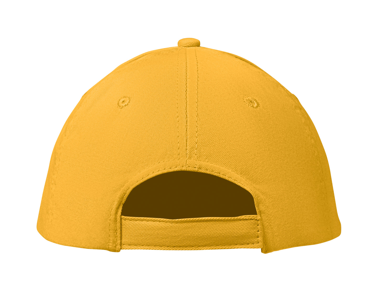 6-Panel-Baseball Cap aus Baumwolltwill 160 g/m² mit verstellbarem Klettverschluss. 6 umstickte Belüftungslöcher