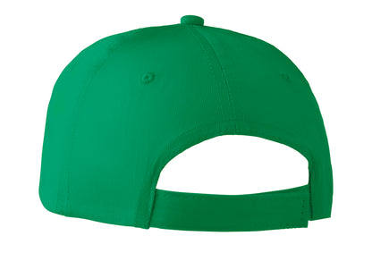 6-Panel-Baseball Cap aus Baumwolltwill 160 g/m² mit verstellbarem Klettverschluss. 6 umstickte Belüftungslöcher