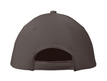 6-Panel-Baseball Cap aus Baumwolltwill 160 g/m² mit verstellbarem Klettverschluss. 6 umstickte Belüftungslöcher