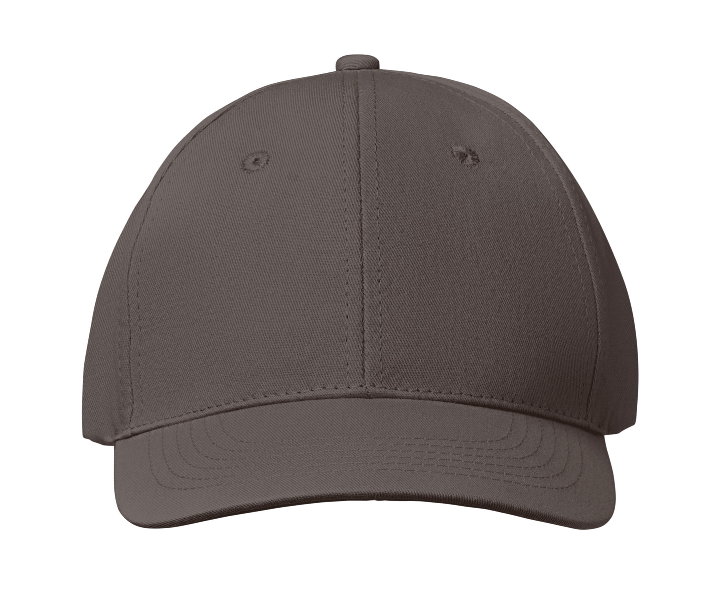 6-Panel-Baseball Cap aus Baumwolltwill 160 g/m² mit verstellbarem Klettverschluss. 6 umstickte Belüftungslöcher