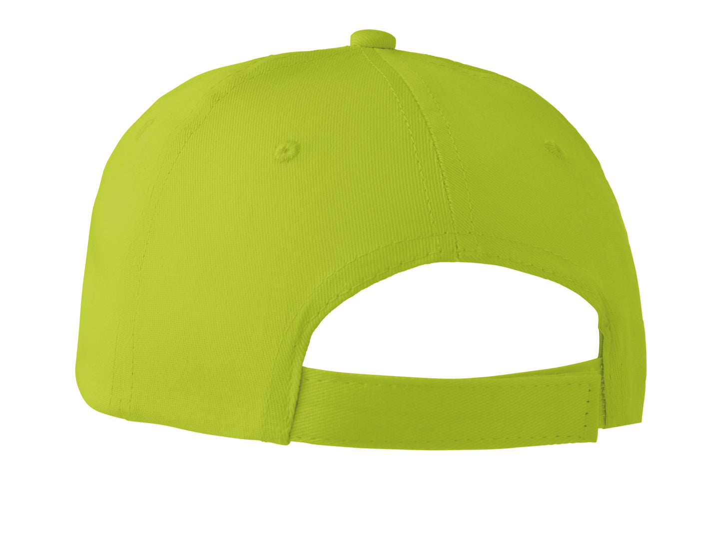 6-Panel-Baseball Cap aus Baumwolltwill 160 g/m² mit verstellbarem Klettverschluss. 6 umstickte Belüftungslöcher
