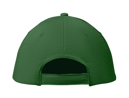 6-Panel-Baseball Cap aus Baumwolltwill 160 g/m² mit verstellbarem Klettverschluss. 6 umstickte Belüftungslöcher