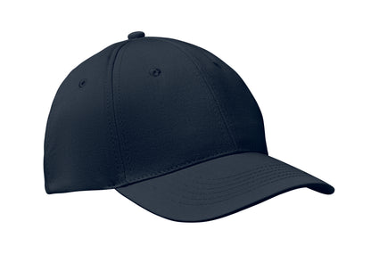 6-Panel-Baseball Cap aus Baumwolltwill 160 g/m² mit verstellbarem Klettverschluss. 6 umstickte Belüftungslöcher